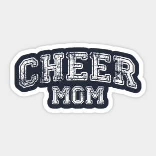 Cheer Mom Jersey Vintage Whaite Sticker